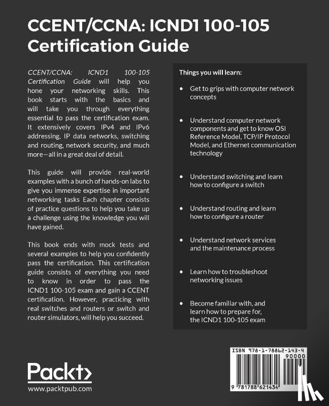 Dauti, Bekim - CCENT/CCNA: ICND1 100-105 Certification Guide