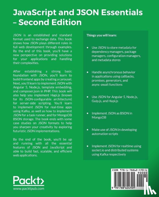 S Sriparasa, Sai, Joseph D'mello, Bruno - JavaScript and JSON Essentials