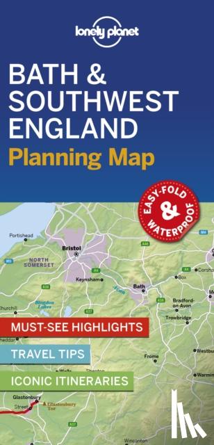 Lonely Planet - Lonely Planet Bath & Southwest England Planning Map