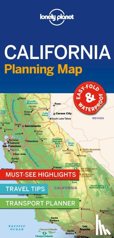 Lonely Planet - Lonely Planet California Planning Map