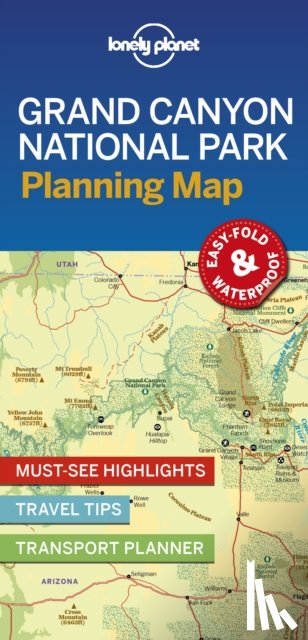 Lonely Planet - Lonely Planet Grand Canyon National Park Planning Map