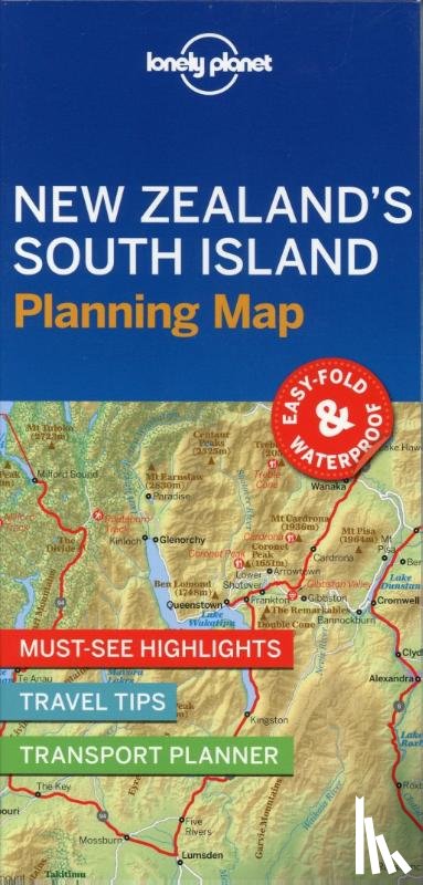 Lonely Planet - Lonely Planet New Zealand's South Island Planning Map