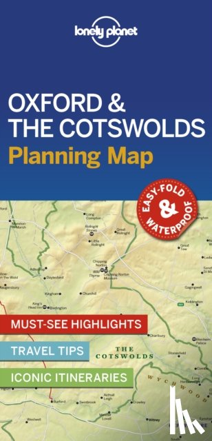 Lonely Planet - Lonely Planet Oxford & the Cotswolds Planning Map