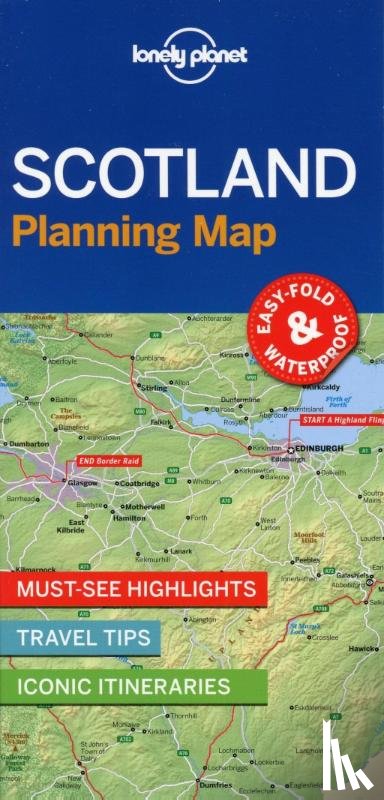 Lonely Planet - Lonely Planet Scotland Planning Map