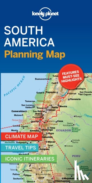 Lonely Planet - Lonely Planet South America Planning Map