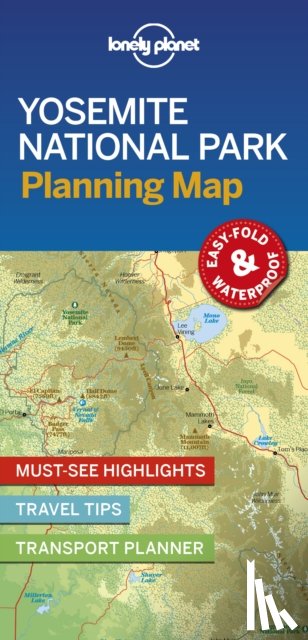 Lonely Planet - Lonely Planet Yosemite National Park Planning Map