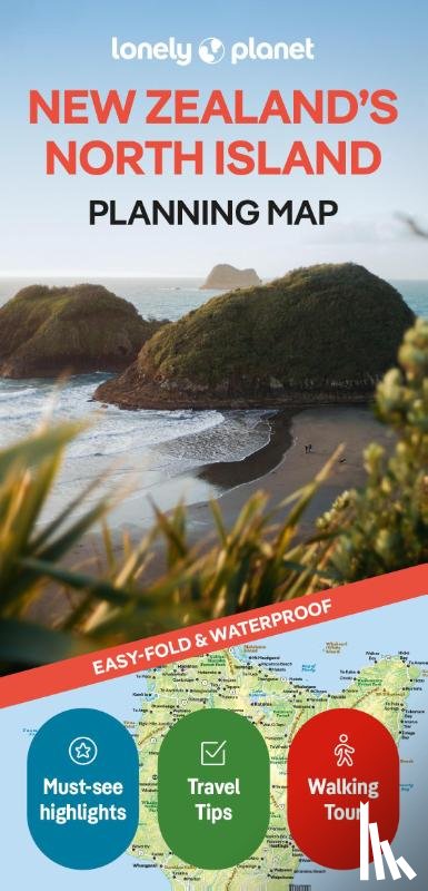 Lonely Planet - Lonely Planet New Zealand's North Island Planning Map