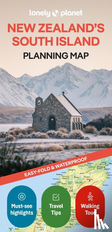 Lonely Planet - Lonely Planet New Zealand's South Island Planning Map
