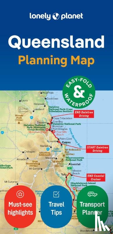 Lonely Planet - Lonely Planet Queensland Planning Map