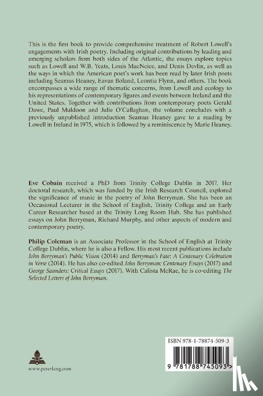  - Robert Lowell and Irish Poetry