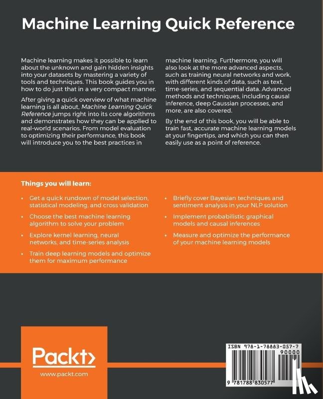 Kumar, Rahul - Machine Learning Quick Reference