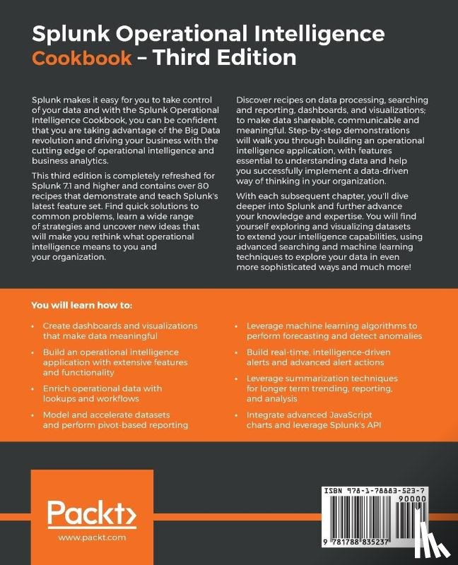Diakun, Josh, R. Johnson, Paul, Mock, Derek - Splunk Operational Intelligence Cookbook