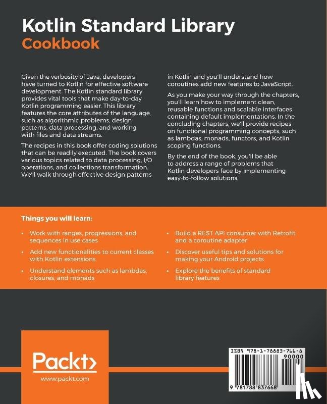 Urbanowicz, Samuel - Kotlin Standard Library Cookbook