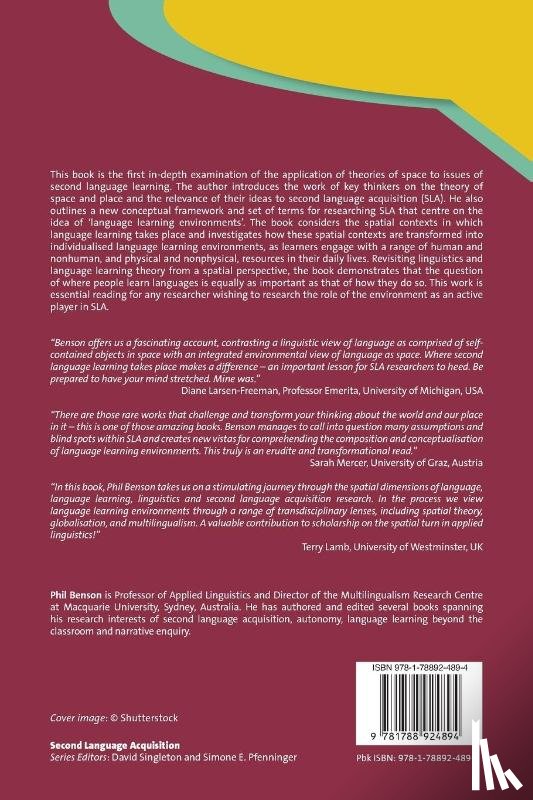 Benson, Phil - Language Learning Environments