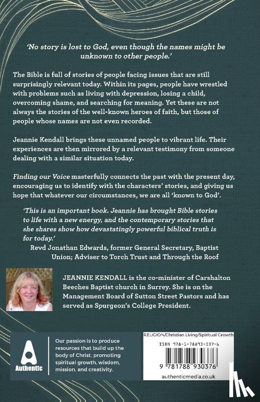 Kendall, Jeannie - Finding Our Voice