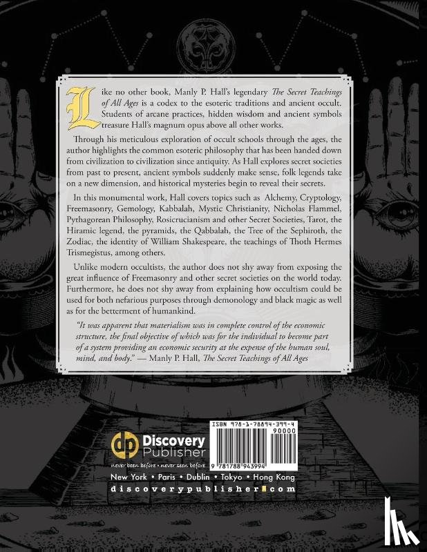 Hall, Manly Palmer - The Secret Teachings of All Ages