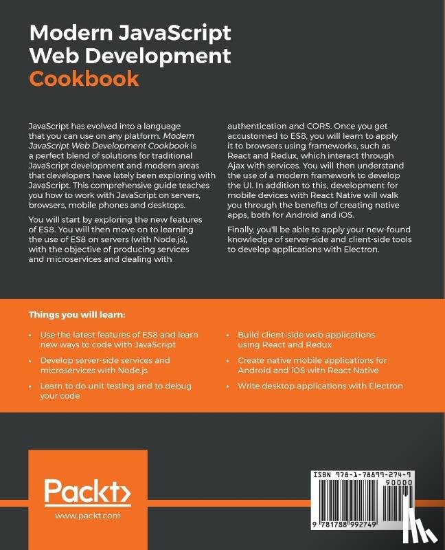Kereki, Federico - Modern JavaScript Web Development Cookbook