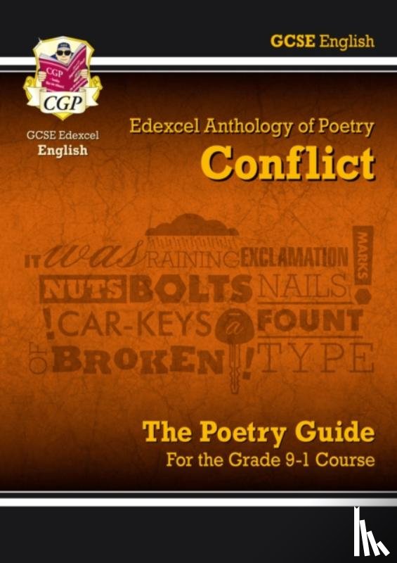 CGP Books - GCSE English Edexcel Poetry Guide - Conflict Anthology includes Online Edition, Audio & Quizzes: for the 2025 and 2026 exams