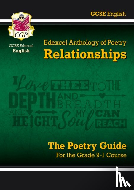 CGP Books - GCSE English Edexcel Poetry Guide - Relationships Anthology inc. Online Edition, Audio & Quizzes: for the 2025 and 2026 exams