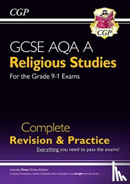 CGP Books - GCSE Religious Studies: AQA A Complete Revision & Practice (with Online Edition): for the 2025 and 2026 exams