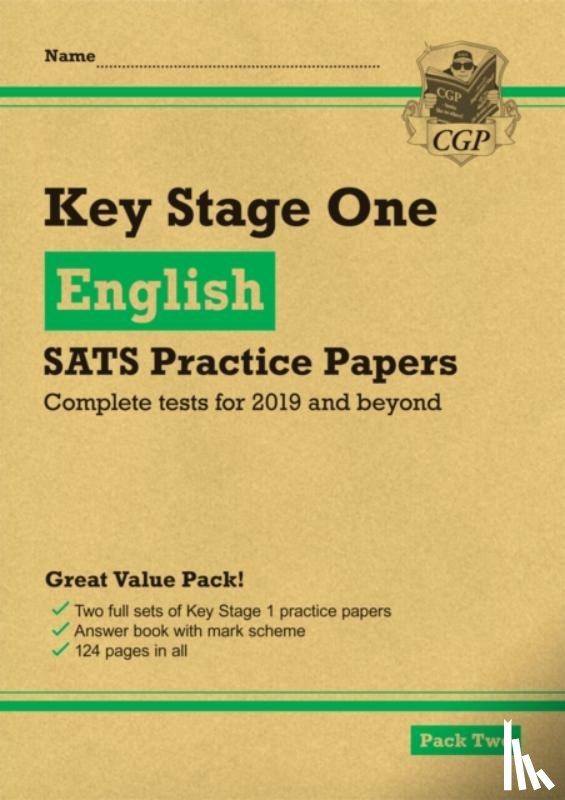 CGP Books - KS1 English SATS Practice Papers: Pack 2 (for end of year assessments)