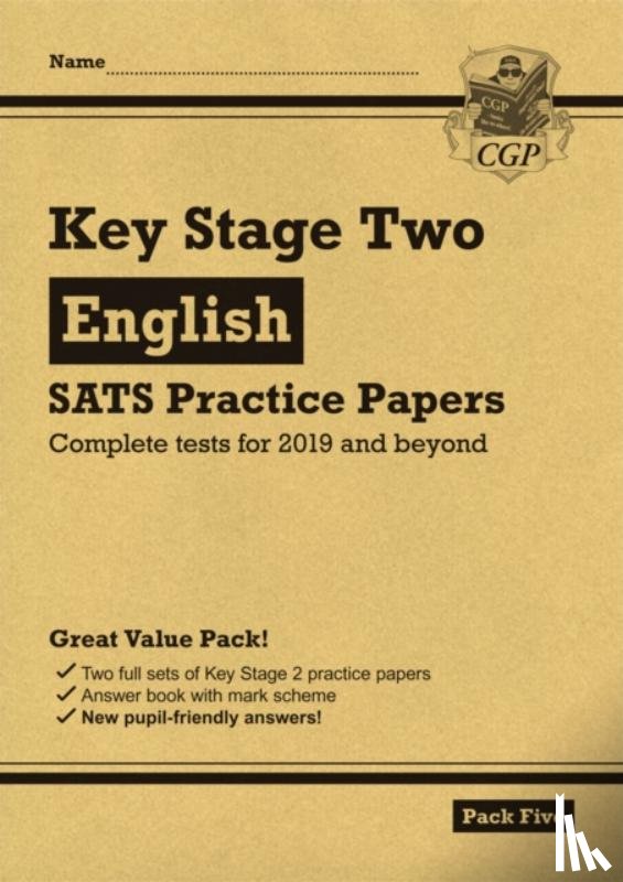 CGP Books - KS2 English SATS Practice Papers: Pack 5 - for the 2025 tests (with free Online Extras)