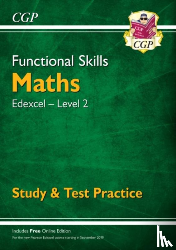 CGP Books - Functional Skills Maths: Edexcel Level 2 - Study & Test Practice