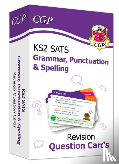 CGP Books - KS2 English Year 6 SATS Revision Question Cards: Grammar, Punctuation & Spelling (for 2026)