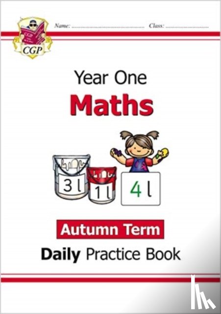 CGP Books - KS1 Maths Year 1 Daily Practice Book: Autumn Term
