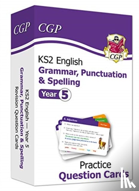 CGP Books - KS2 English Year 5 Practice Question Cards: Grammar, Punctuation & Spelling