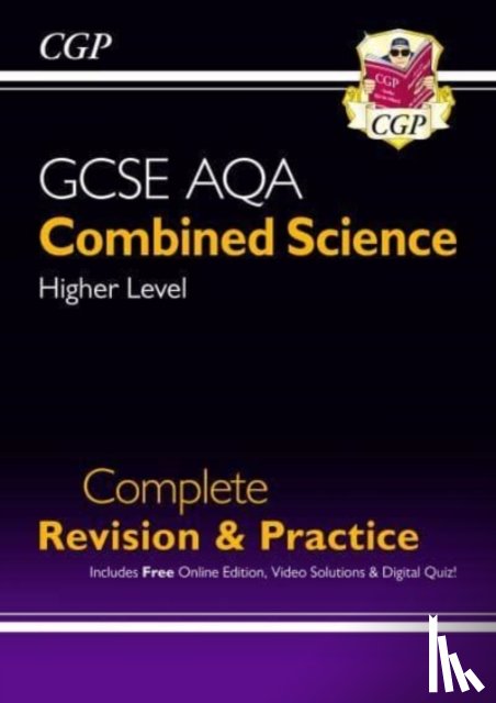CGP Books - GCSE Combined Science AQA Higher Complete Revision & Practice w/ Online Ed, Videos & Quizzes: for the 2025 and 2026 exams