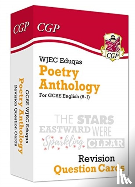 CGP Books - GCSE English WJEC Eduqas Poetry Anthology Revision Question Cards (For exams in 2026)
