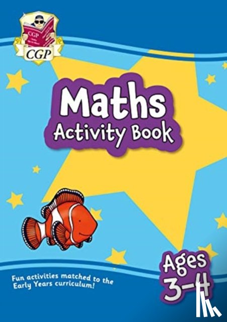 CGP Books - Maths Activity Book for Ages 3-4 (Preschool)