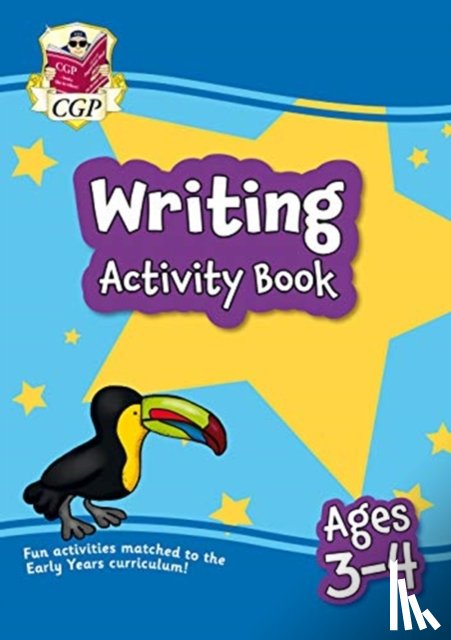 CGP Books - Writing Activity Book for Ages 3-4 (Preschool)