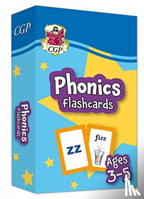 CGP Books - Phonics Flashcards for Ages 3-5