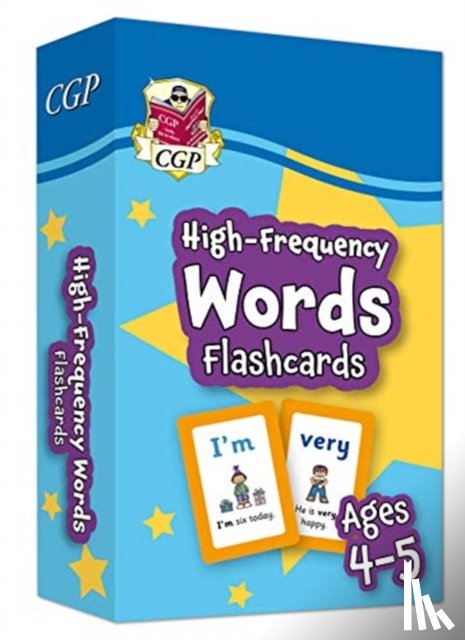 CGP Books - High-Frequency Words Flashcards for Ages 4-5 (Reception)