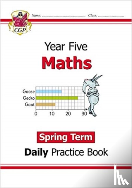 CGP Books - KS2 Maths Year 5 Daily Practice Book: Spring Term