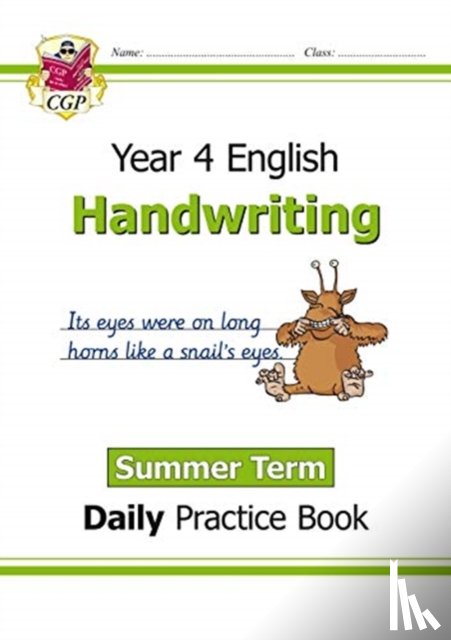 CGP Books - KS2 Handwriting Year 4 Daily Practice Book: Summer Term