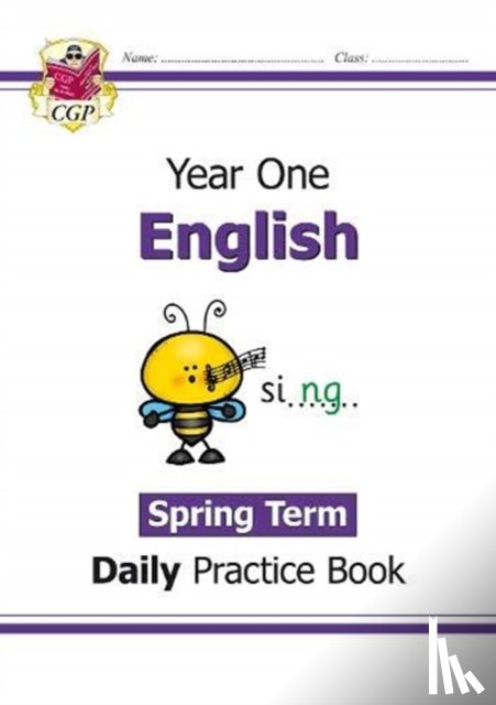 CGP Books - KS1 English Year 1 Daily Practice Book: Spring Term