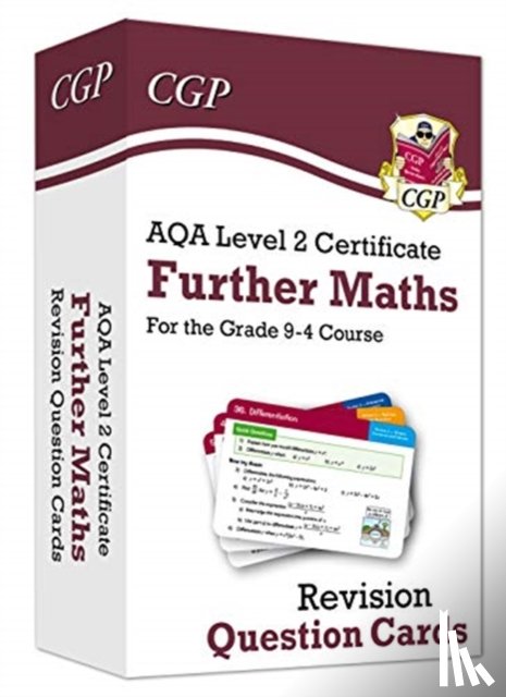 CGP Books - AQA Level 2 Certificate: Further Maths - Revision Question Cards