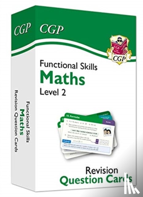 CGP Books - Functional Skills Maths Revision Question Cards - Level 2