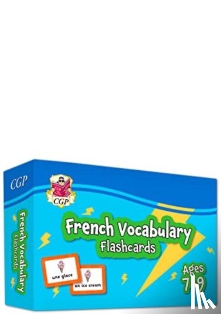 CGP Books - French Vocabulary Flashcards for Ages 7-9 (with Free Online Audio)