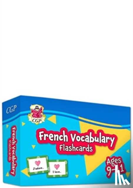 CGP Books - French Vocabulary Flashcards for Ages 9-11 (with Free Online Audio)