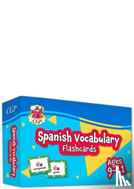 CGP Books - Spanish Vocabulary Flashcards for Ages 9-11 (with Free Online Audio)