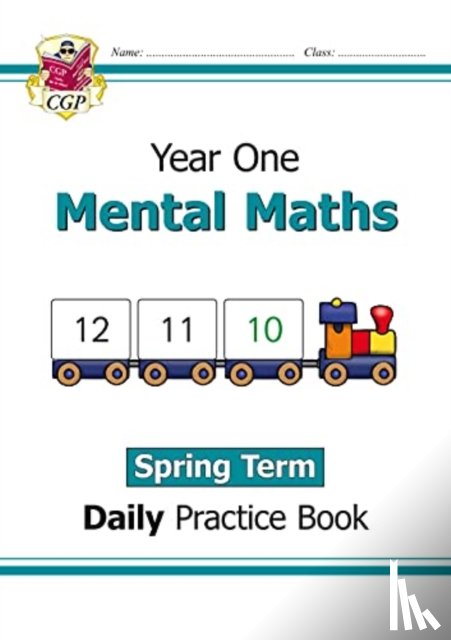 CGP Books - KS1 Mental Maths Year 1 Daily Practice Book: Spring Term