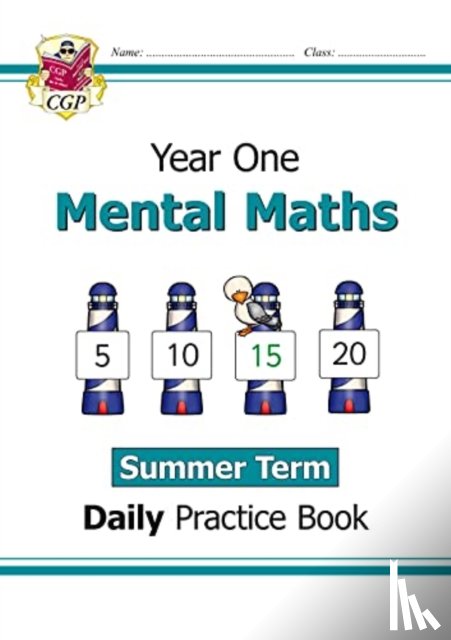 CGP Books - KS1 Mental Maths Year 1 Daily Practice Book: Summer Term