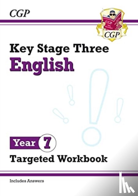 CGP Books - KS3 Year 7 English Targeted Workbook (with answers)
