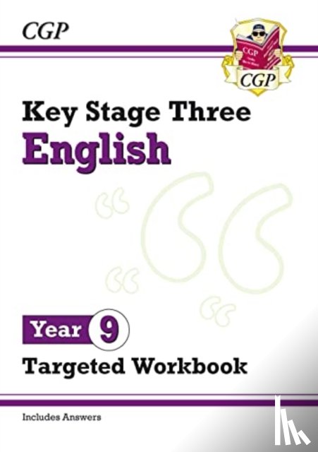 CGP Books - KS3 Year 9 English Targeted Workbook (with answers)