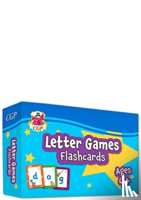 CGP Books - Letter Games Flashcards for Ages 4+