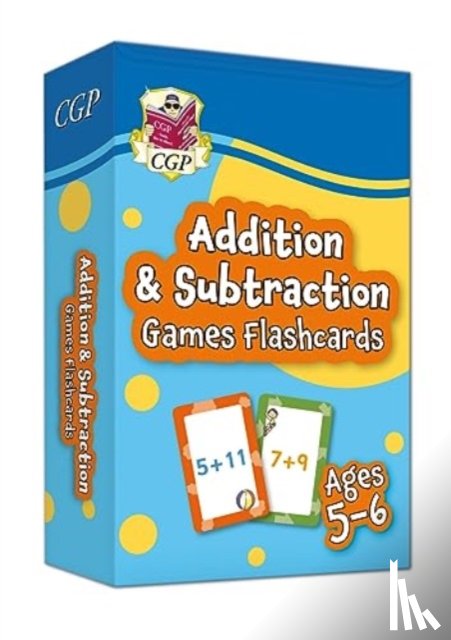 CGP Books - Addition & Subtraction Games Flashcards for Ages 5-6 (Year 1)